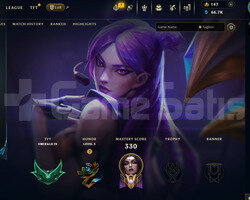 EUW 191 LEVEL | 73 KOSTÜM - 111 HERO | DERECELİ HA