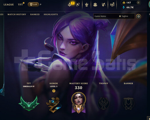 EUW 191 LEVEL | 73 KOSTÜM - 111 HERO | DERECELİ HA