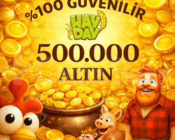 500 BİN ALTIN +25 LEVEL VE ÜSTÜ İÇİN