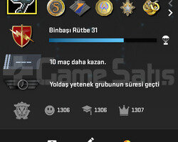 MAINLIK + FACEIT 10 LEVEL 9 MADALYALI PRIME HESAP