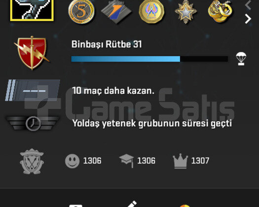 MAINLIK + FACEIT 10 LEVEL 9 MADALYALI PRIME HESAP