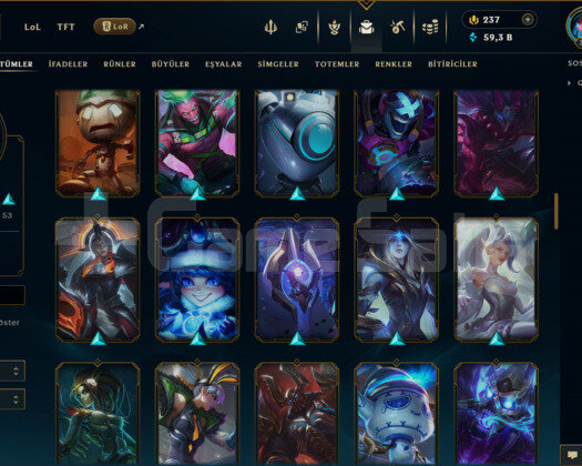 EUW / 350 LEVEL / 112 SKİN /+MAİL /+11.900 SATIŞ