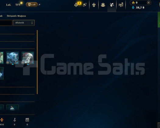 TR UNRANKED FRESH10/10 HAZIR HESAP 6 SKIN 38.7K MÖ