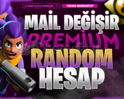 Brawl Stars - Mail Değişen Premium Random Hesap