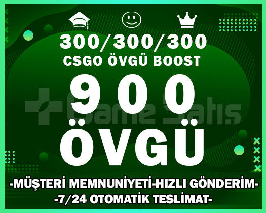 900+ ÖVGÜ CS2 YEŞİL GÜVEN FAKTÖRÜ
