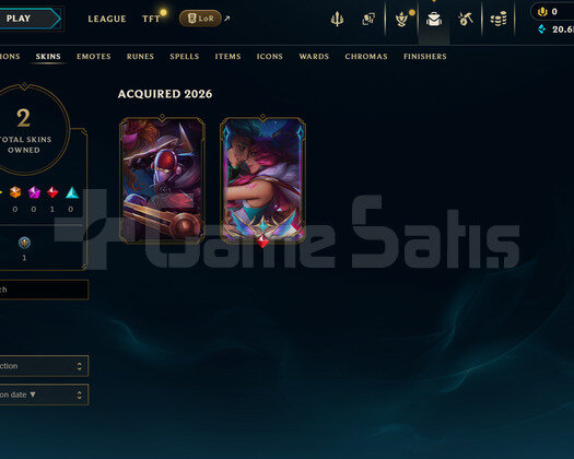 TR Unranked | 2 Kostüm - 20K Mö | LoL Hesap