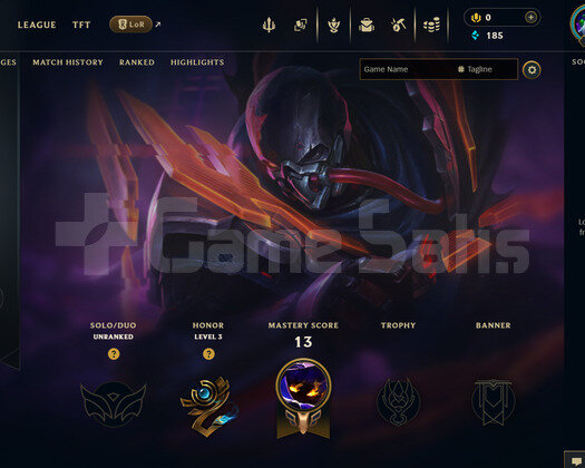 EUW Unranked | 4 Kostüm - 26 Hero | LoL Hesap