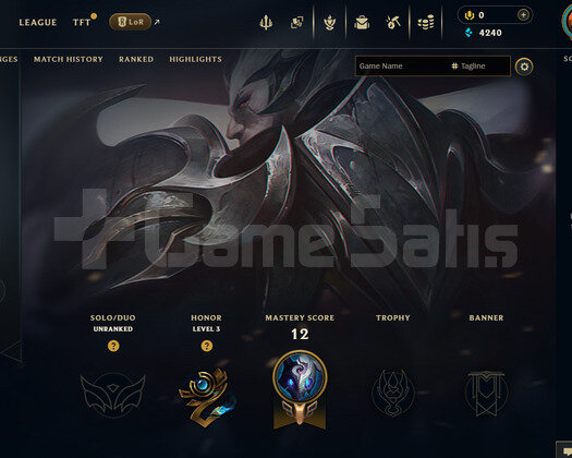 EUW Unranked | 3 Kostüm - 27 Hero | LoL Hesap