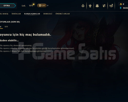 2021 KURULUM / KALİTELİ KOSTÜMLER / UNRANKED