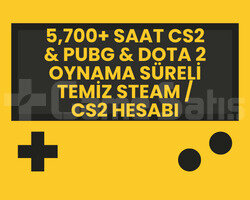 5700+ SAAT CS2 OYNAMA SÜRELİ HESAP, FACEIT HAZIR