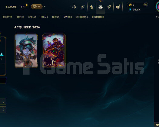 EUW PLAT 3 ELMAS ELO 70K MAVİ ÖZ DOLU GANİMET