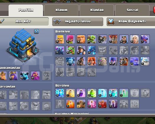 Bb12 yarı max / 111 level / 500 taş