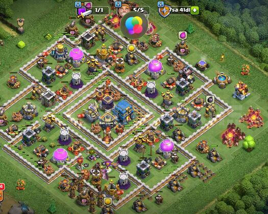 Bb12 yarı max / 111 level / 500 taş