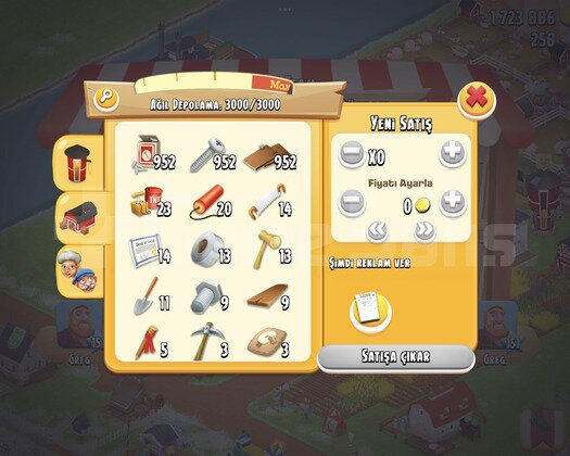 50+ LVL 3000 AĞIL DEPOLU İÇİ AMBAR DEPOLU HESAP