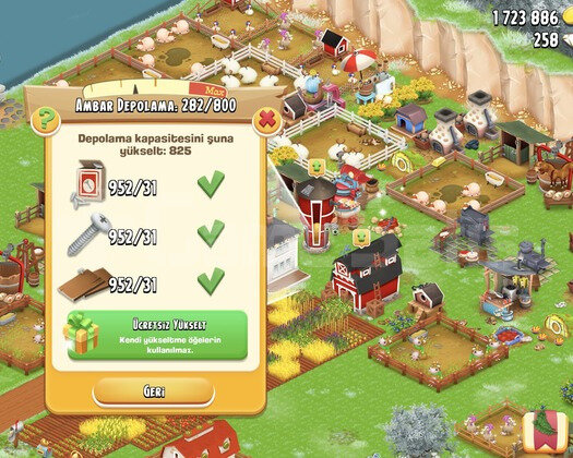 50+ LVL 3000 AĞIL DEPOLU İÇİ AMBAR DEPOLU HESAP