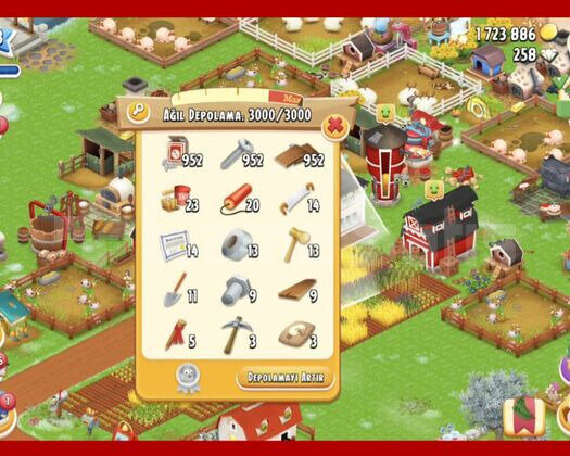 50+ LVL 3000 AĞIL DEPOLU İÇİ AMBAR DEPOLU HESAP