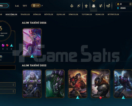 TR - 66 SEVİYE - UNRANKED - 6 KOSTÜM - HANDMADE