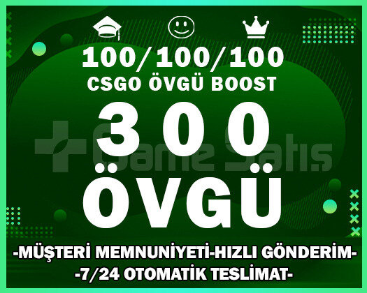 300+ ÖVGÜ CS2 YEŞİL GÜVEN FAKTÖRÜ