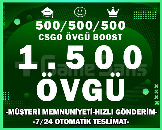 1500+ ÖVGÜ CS2 YEŞİL GÜVEN FAKTÖRÜ