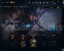 EUW UNRANKED HAZIR HESAP 55 LVL 16K MÖ 5 KOSTÜM