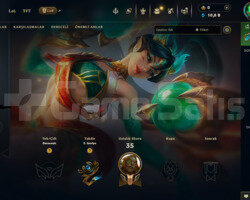 EUW HAZIR HESAP 8 KOSTÜM VE 41 KARAKTER 10.8K MÖ