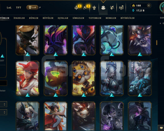 646 LEVEL / 231 SKİN / FUL HERO +MAİL +12K SATIŞ