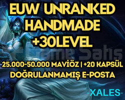 EUW HANDMADE 25-50K +MÖ 30 Level