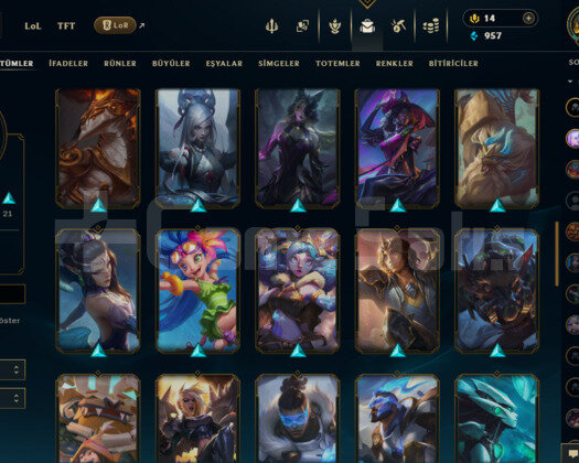 TR LOL VE VALO İKİSİDE DOLU FRESH MAİLLİ HESAP!!