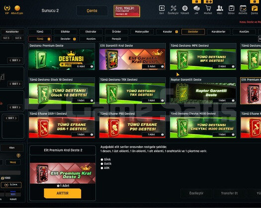 76K Materyalli 49 Seviye Zula Hesabı