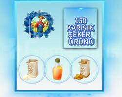 150 ADET KARIŞIK ŞEKERLER