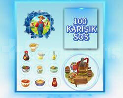 100 ADET KARIŞIK SOS ÇEŞİTLERİ