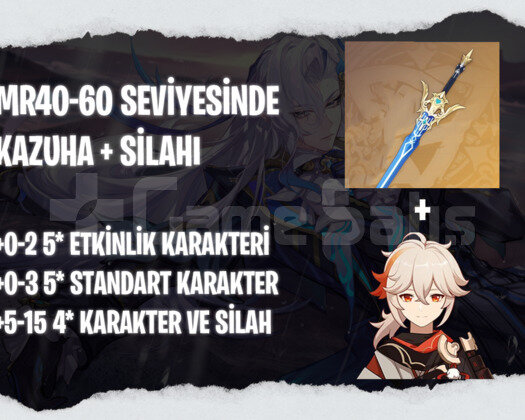EU | MR40+ Kazuha + Silahı
