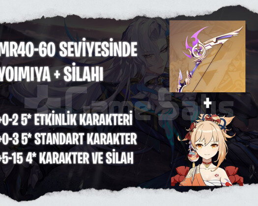 EU | MR40+ Yoimiya + Silahı