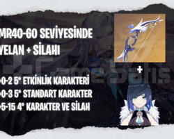 EU | MR40+ Yelan + Silahı