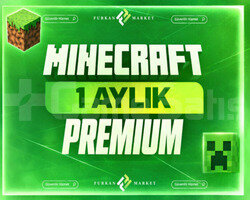 1 AY MİNECRAFT PREMİUM GARANTİ+DESTEK
