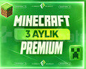 3 AY MİNECRAFT PREMİUM GARANTİ+DESTEK