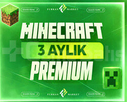 3 AY MİNECRAFT PREMİUM GARANTİ+DESTEK