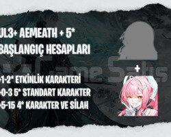 EU | UL3+ Aemeath + Seçtiğiniz 5* Karakter