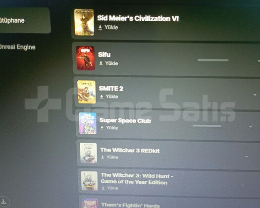 Epic games hesap satışı