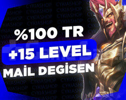 TR / +15 LEVEL / MAİL DEĞİŞEN