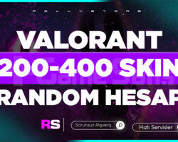 100 TR SUNUCU Ultra özel 200-400 SKİN HESAP