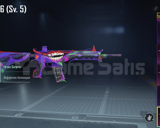 M416 MASKARA 5 SV UMP45 7 SV FRAVUN ÇANTA X ZIRH