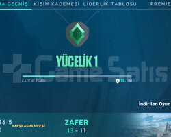 Fresh Yüce 1 skinli hesap + Eloboost hizmeti