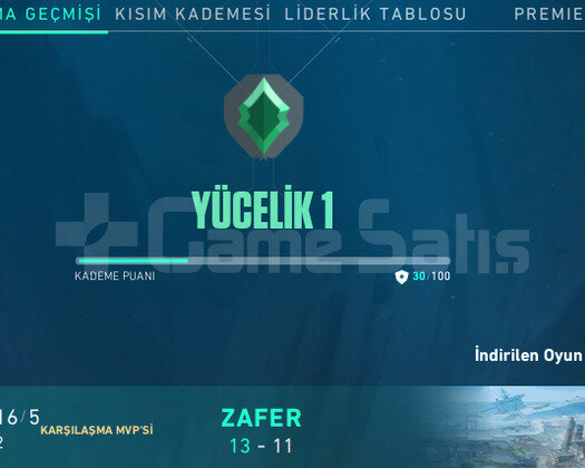 Fresh Yüce 1 skinli hesap + Eloboost hizmeti
