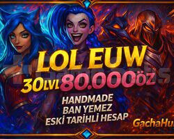 BAN YEMEZUNRANKED EUW 80K+ MÖ 30LVL+