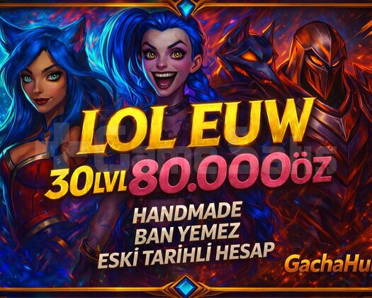 BAN YEMEZUNRANKED EUW 80K+ MÖ 30LVL+