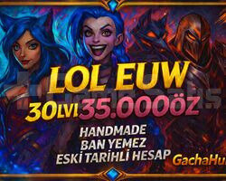 BAN YEMEZUNRANKED EUW 35K+ MÖ 30LVL+