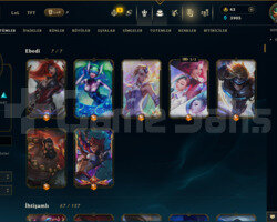 1092 KOSTÜM 643 LVL UNRANKED EFSANE MAİL HESAP