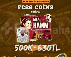 FC26 Coins - 500K/630 TL VERGİ BİZDEN İNDİRİM
