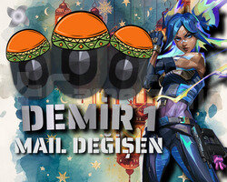 TR / DEMİR 1 + MAİL DEĞİŞEN + GARANTİLİ